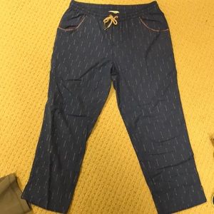 Toad &co medium cotton Capri pants